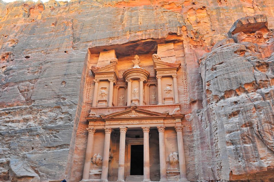 Al Khazneh (The Treasury) in the ancient city of Petra, Jordan