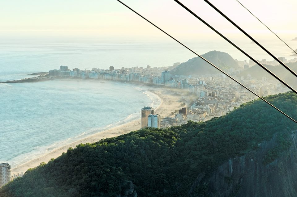 View of Copacabana from Pao de Acucar