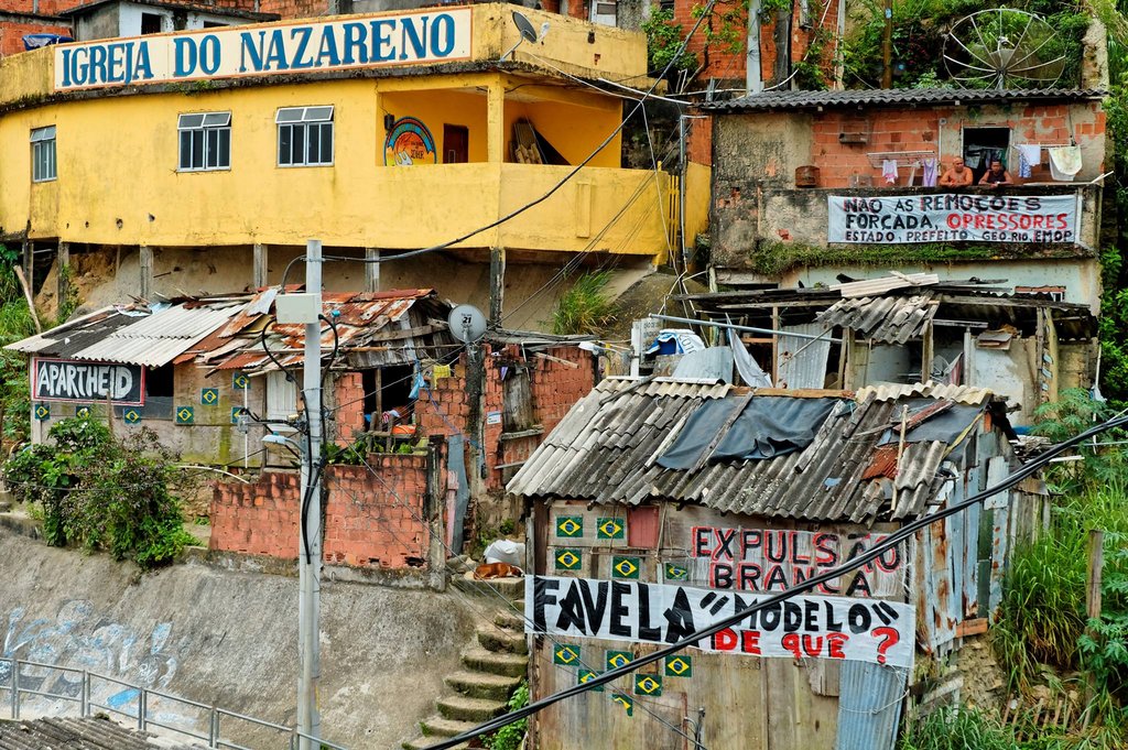 Favela Santa Marta, Rio de Janeiro, Brazil.