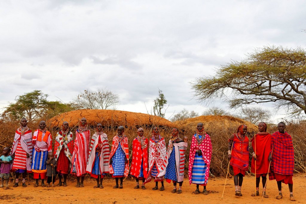 Masai village, Selenkay Conservancy, Kenya