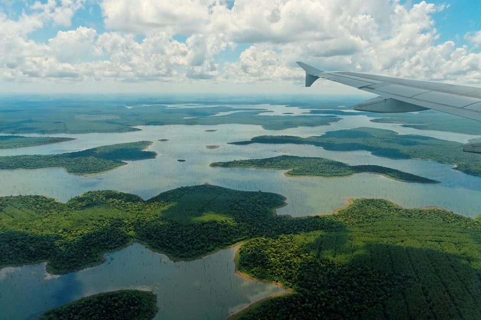 Landing at Puerto Iguazu airport (IGR).