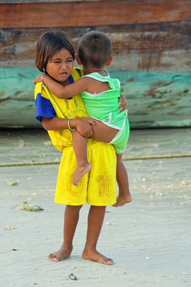 Sea Gipsy Kids, Phi Phi Islands, Thailand