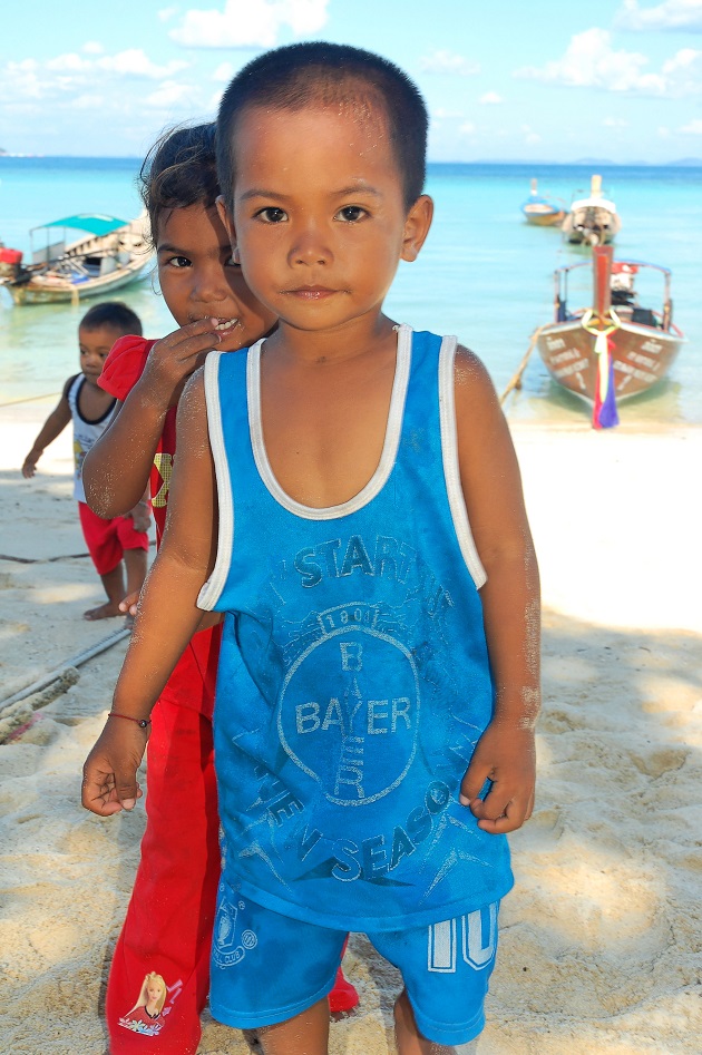 Sea Gipsy Kids, Laemthong Beach, Phi Phi Islands, Thailand