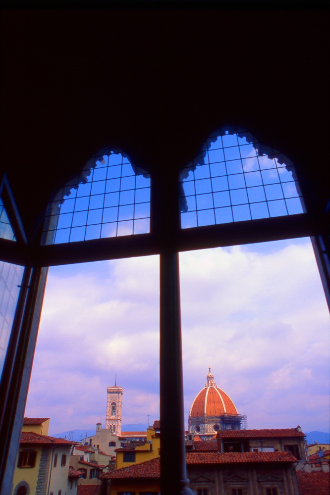 Il Duomo di Firenze as seen from Palazzo Vecchio, Florence, Italy