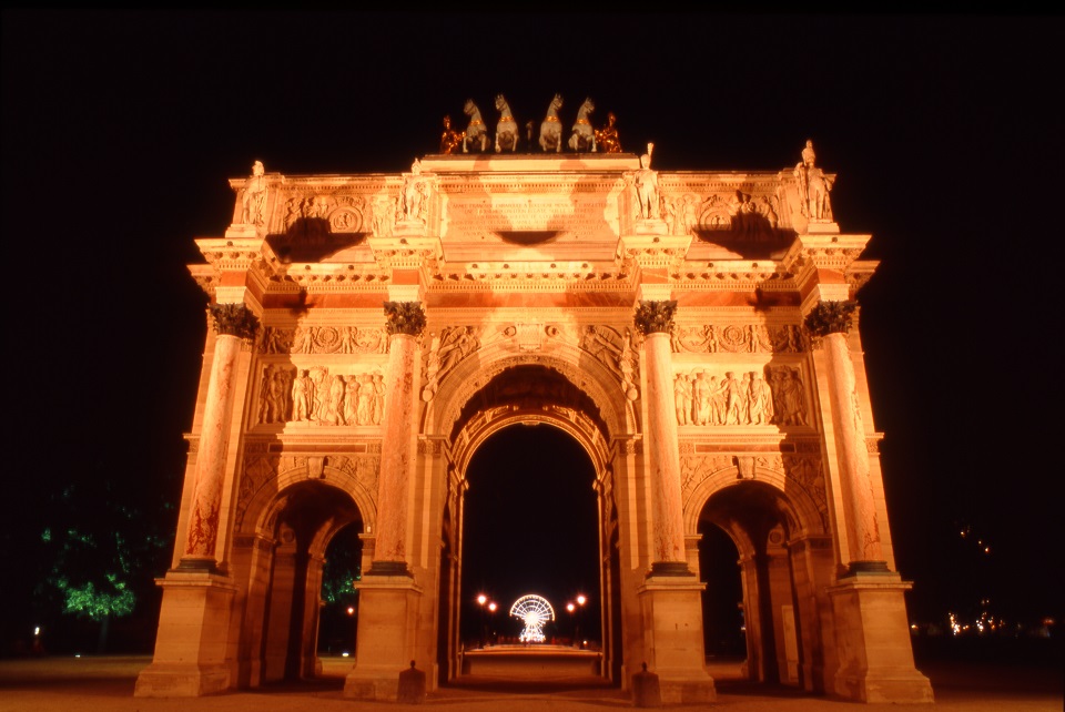 The "Small Arc" in front of the Louvre, Paris, France
