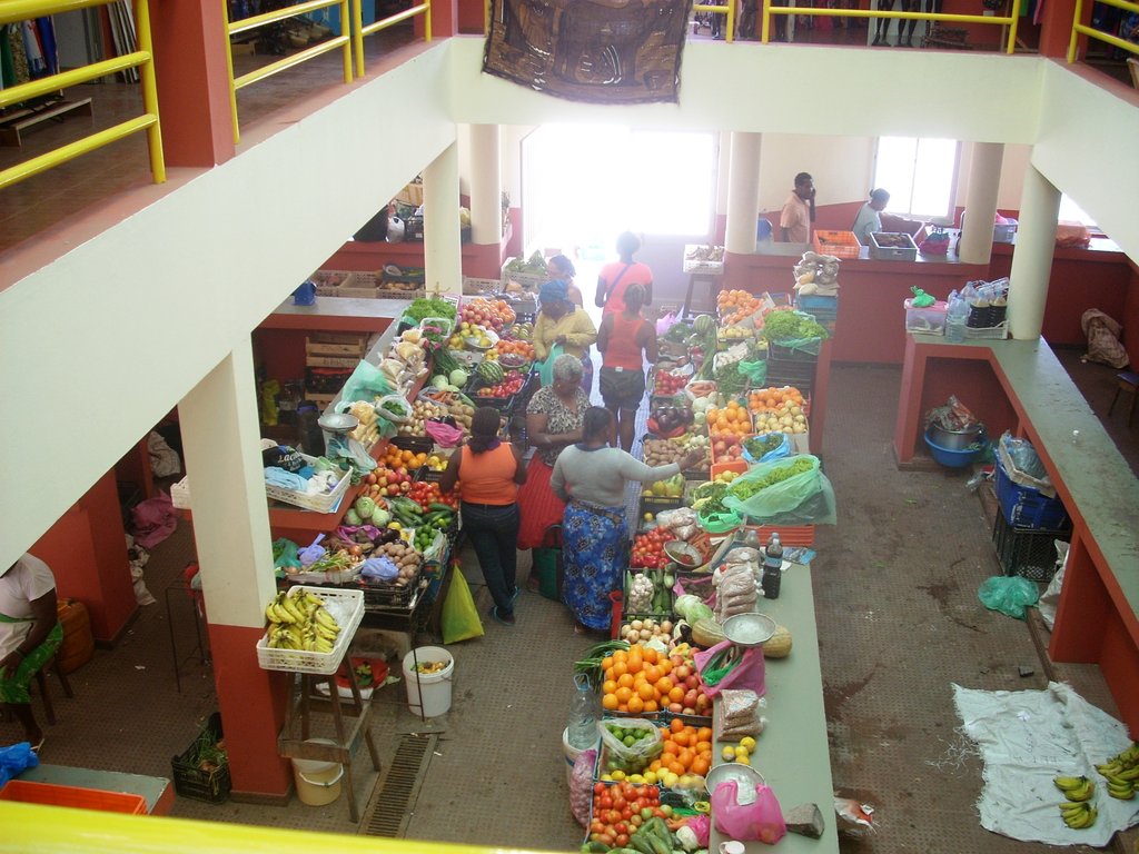 Общинския пазар в Сал Рей