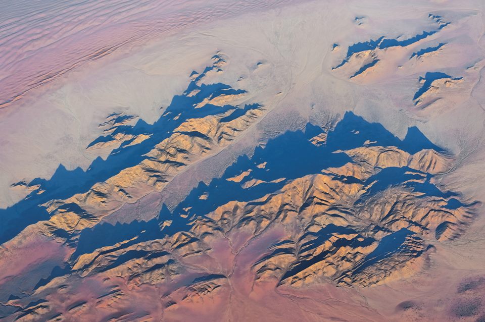 Namib Desert aerial image, Namibia.