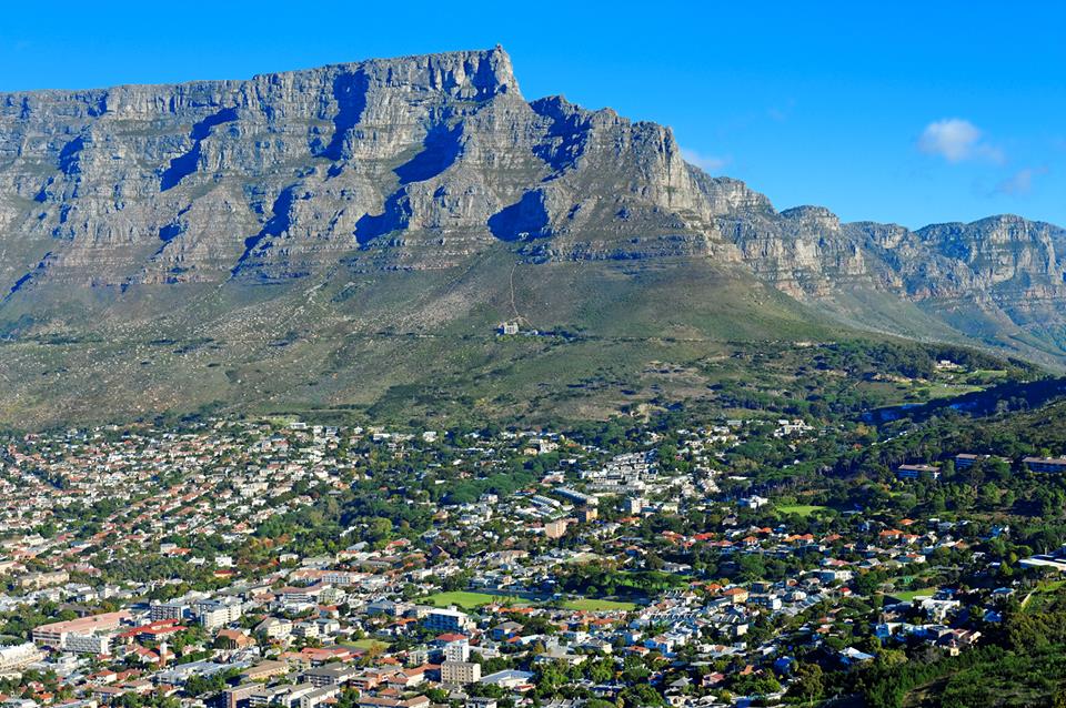 Table Mountain and the City Bowl