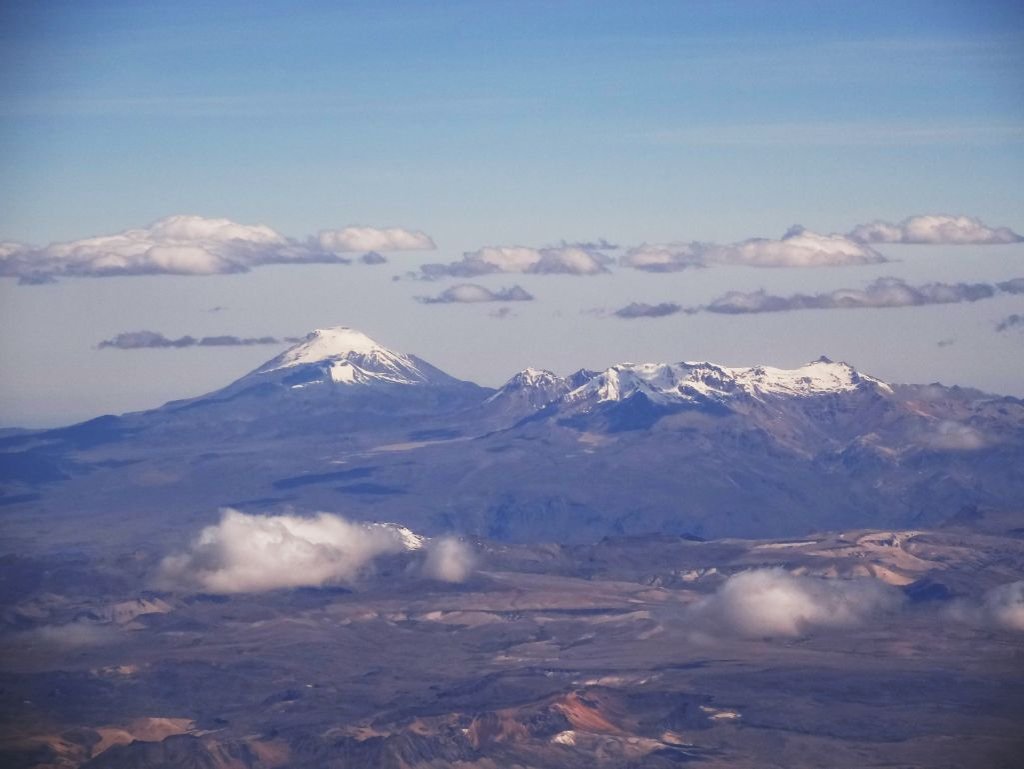 Андите (Перу) от самолет 