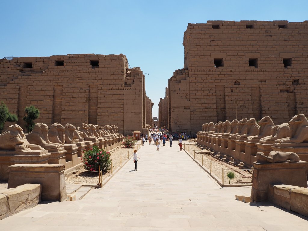 Пътя на сфинксове, Храмов комплекс Карнак, Луксор, Египет