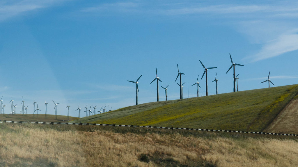 В Калифорния вятърната енергия е на почит