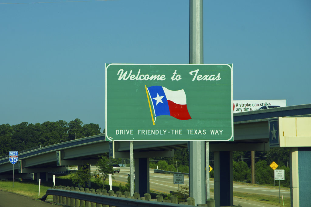 Entering Texas
