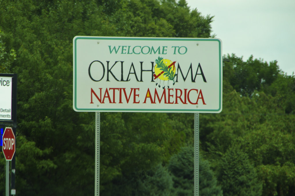 Entering Oklahoma