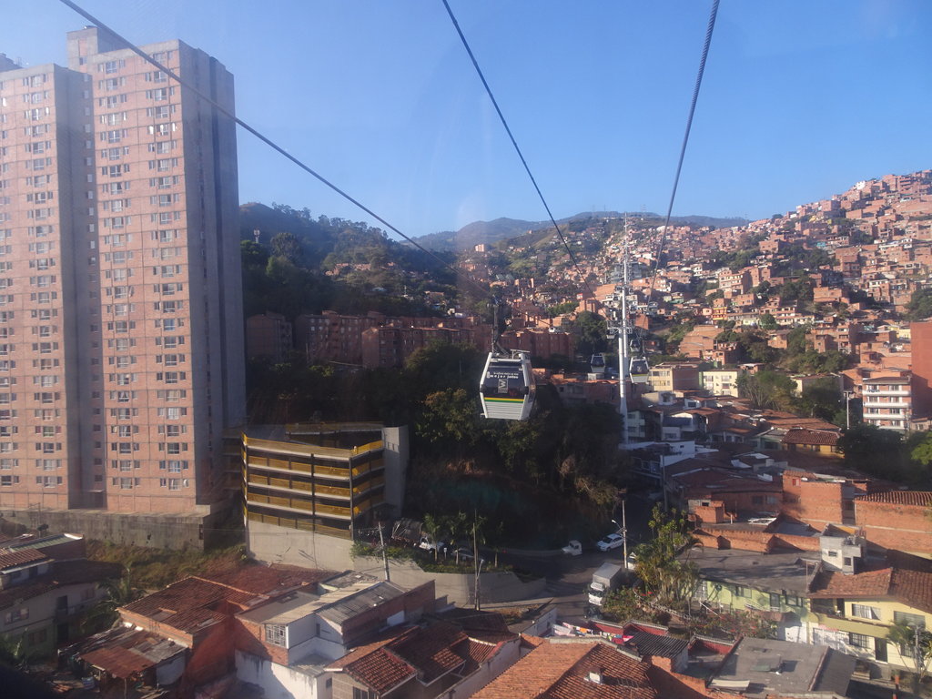 Metrocable de Medellin.
