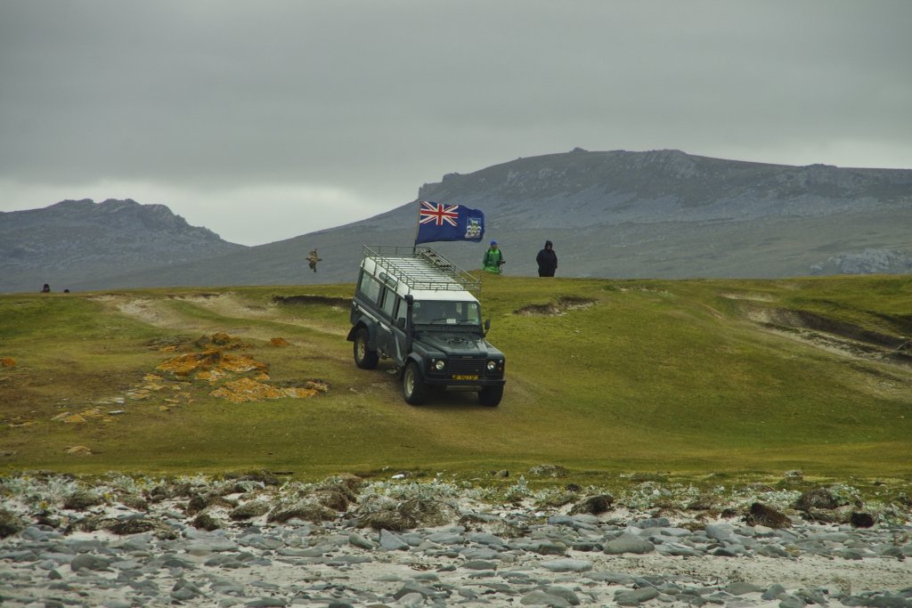 Falkland Islands,  Bluff Cove Lagoon