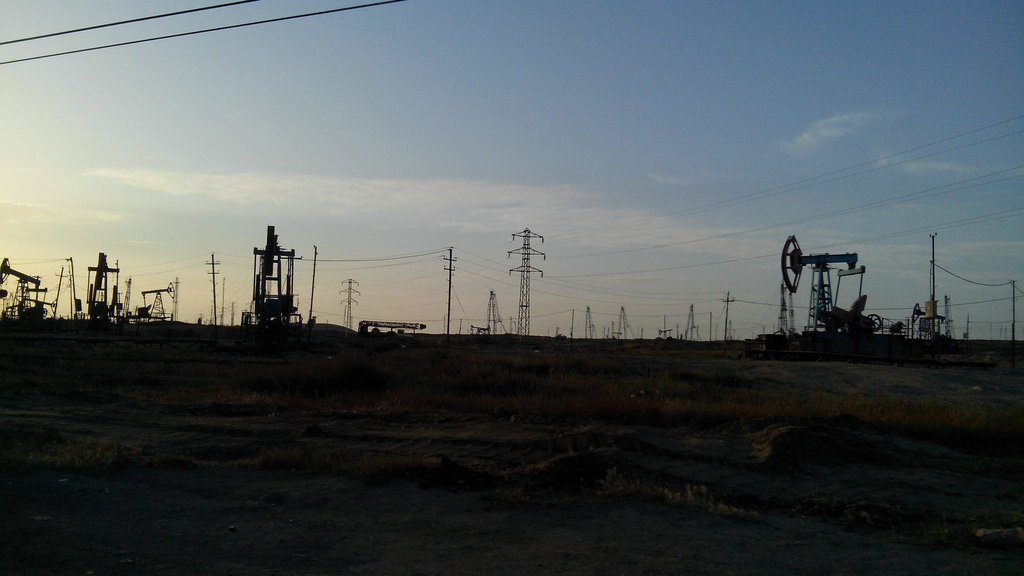Oil fields near Baku