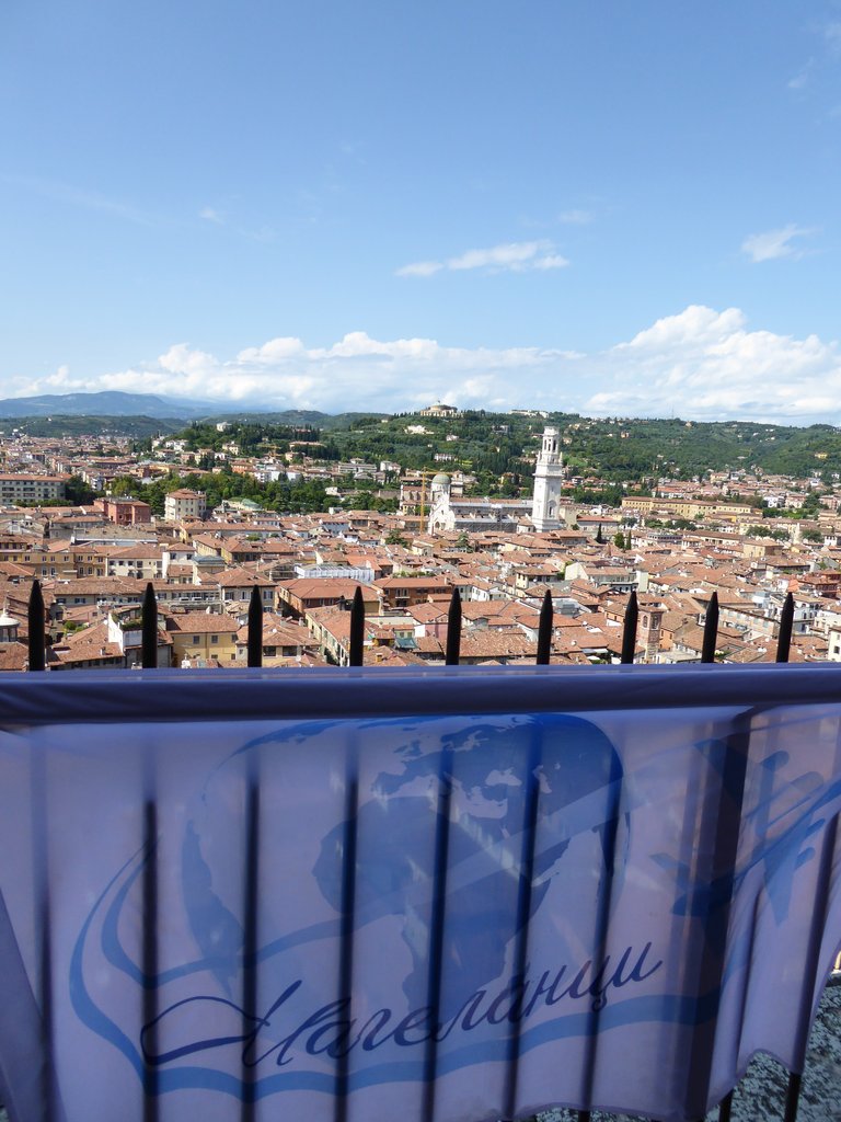 Поглед от Кула Ламберти(Torre dei Lamberti), Верона, Италия