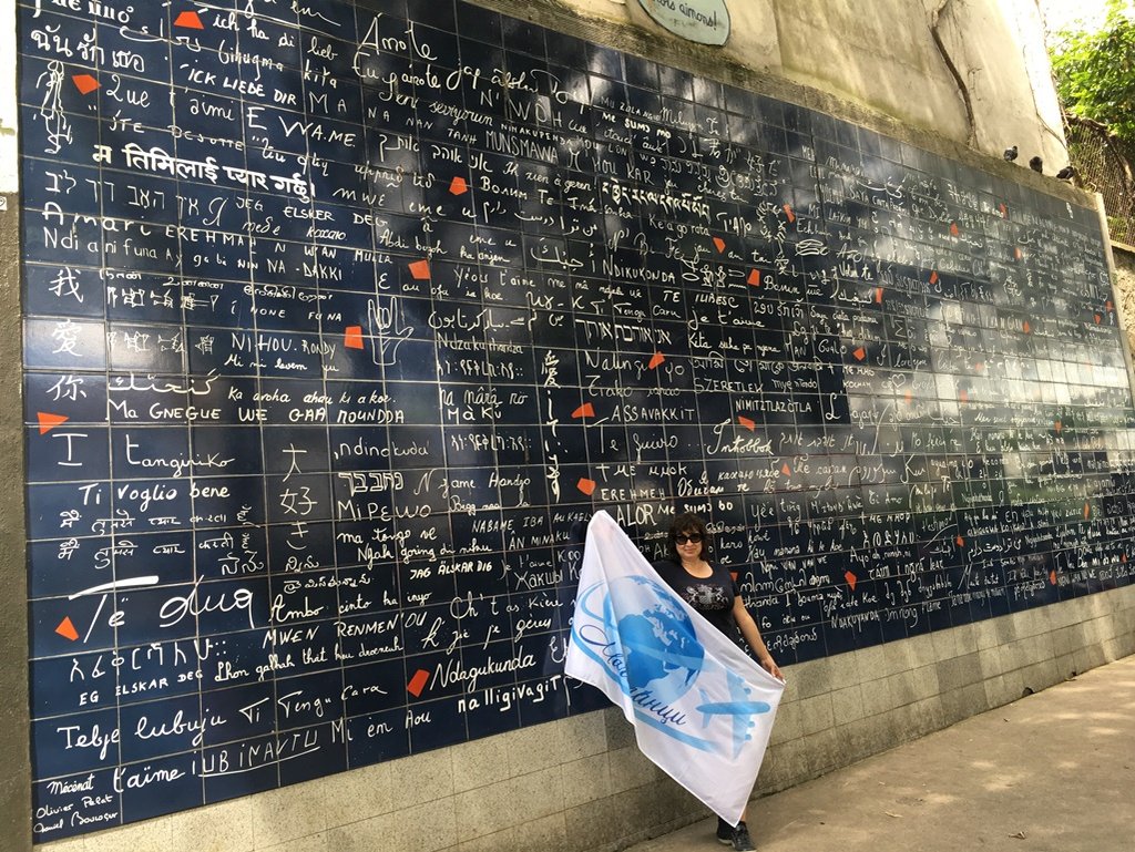 Wall of Love(Le mur des je t'aime), Paris, France