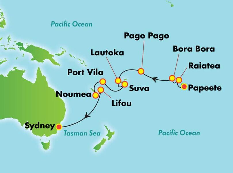 17-Day South Pacific from Papeete