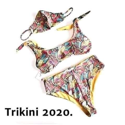 Image may contain: text that says "Trikini 2020."