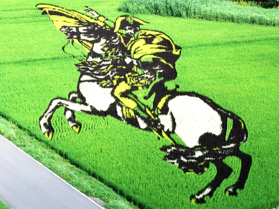 Napoleon_of_rice_field_art.JPG