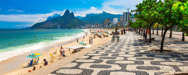 Peak Summer, Xmas and NYE! Cheap flights from Luxembourg, France, Belgium or Italy to Rio de Janeiro from only â¬346!