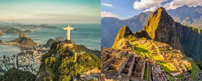 Rio de Janeiro, Brazil and Lima, Peru in one trip from Paris for only â¬437!