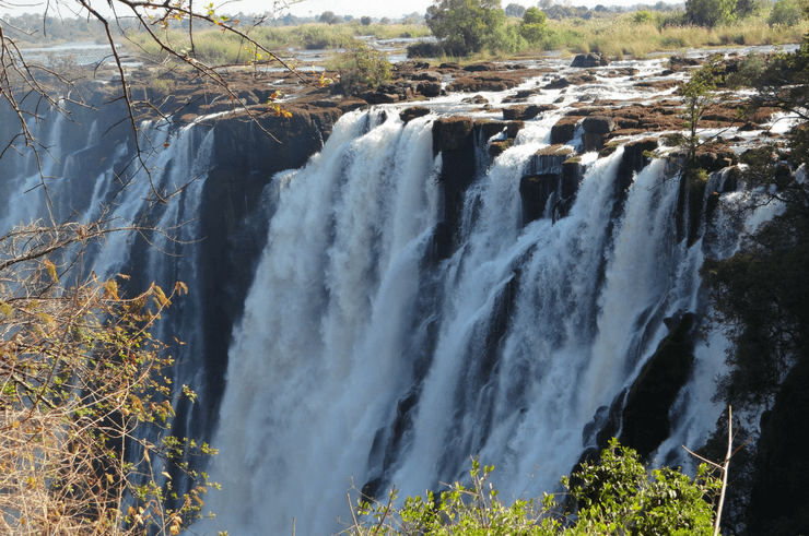 Victoria Falls in July