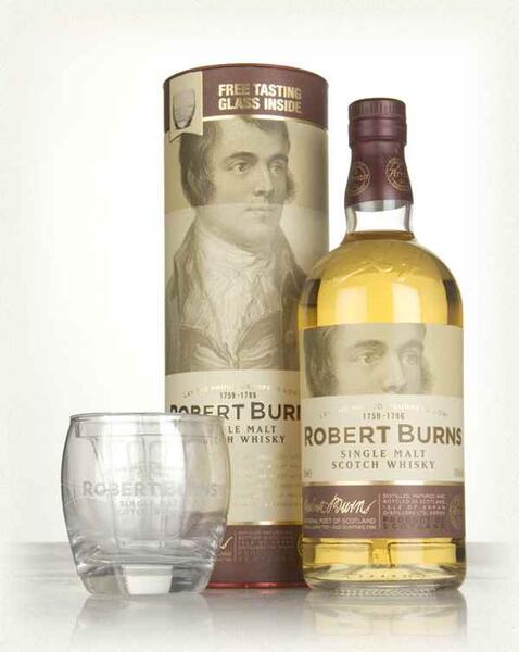 Robert Burns Single Malt Gift Pack with Glass