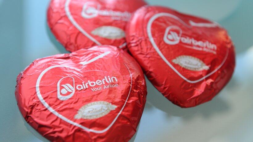 Image result for chocolate heart air berlin