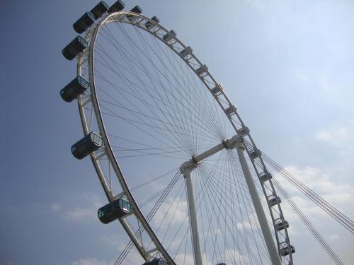 Singapore Flyer отблизо