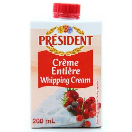 СМЕТАНА PRESIDENT ТЕТРАПАК 200ml