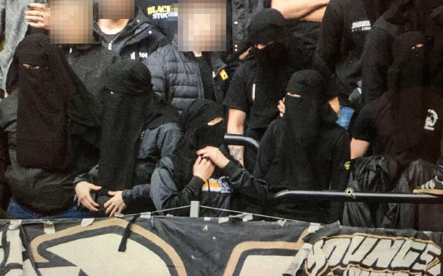 Swedish football ultras wear niqab to get around law banning face ...