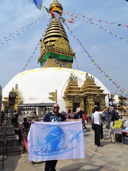 храм Swayambhunath, Катманду, Непал