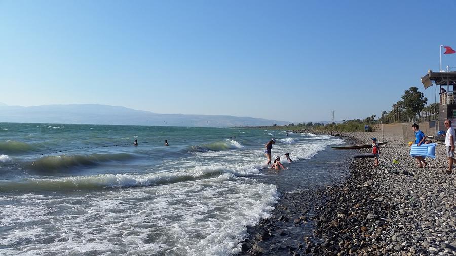 Местността Курси, на източния бряг на Галилейското езеро