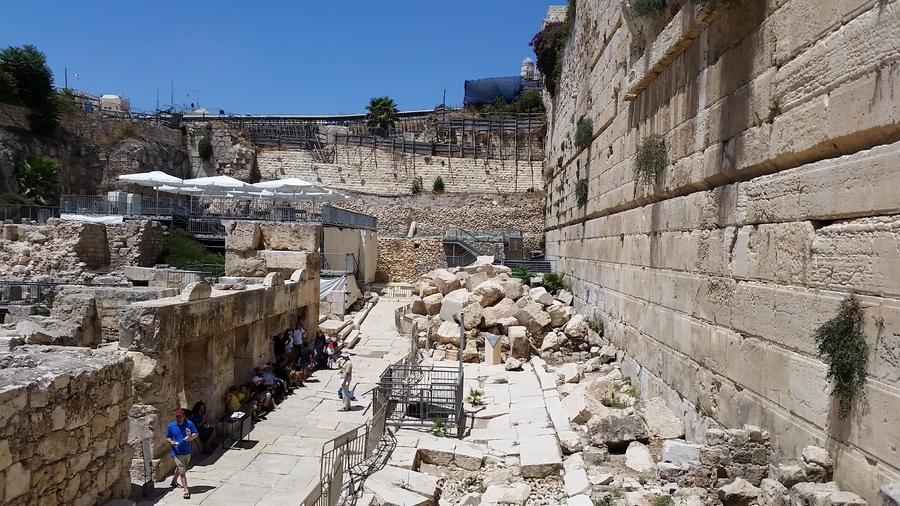 Йерусалим- археологическия център Дейвидсън- край югозападния ъгъл на Храмовия хълм